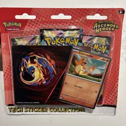 Pokemon TCG Ascended Heroes Tech Sticker Collection x 2 + Larry Blister Pack NEW - Image 2