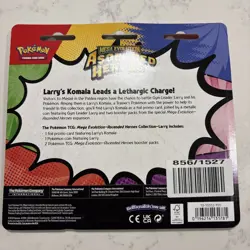 Pokemon TCG Ascended Heroes Tech Sticker Collection x 2 + Larry Blister Pack NEW - Image 5
