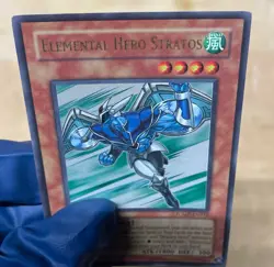Yu-Gi-Oh! Ultra Rare Elemental Hero Stratos JUMP-EN012 MP - Image 2