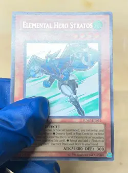 Yu-Gi-Oh! Ultra Rare Elemental Hero Stratos JUMP-EN012 MP - Image 3