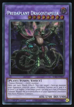 Predaplant Dragostapelia NAME SHIFT MISPRINT - RA01-EN027 - Secret Rare - Yugioh - Image 1