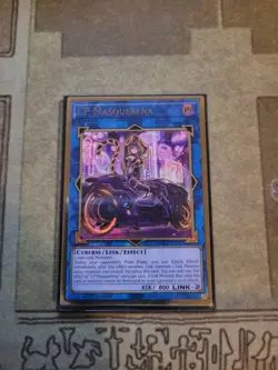 YUGIOH I:P MASQUERENA MGED-EN035 GOLD 1ST ED NM ALT ART - Image 1