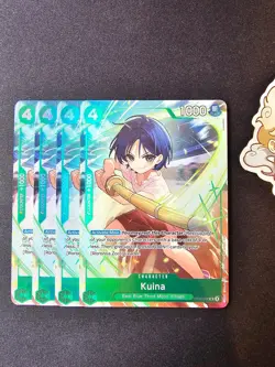 4x OP12-026 Kuina Playset One Piece TCG - BEST SELECTION VOL. 5 English - Image 1