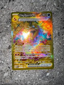 Pokemon TCG Cards Charizard ex 228/197 Obsidian Flames Gold Secret Rare - Image 3