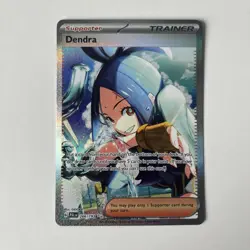 Pokemon Card - Dendra Full Art 266/193 Paldea Evolved - M/NM - Image 1