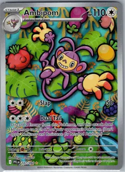 Ambipom 107/094 ME02: Phantasmal Flames - Pokemon Card - NM - Image 1