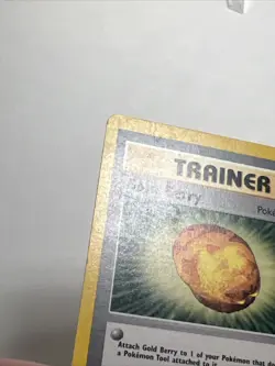 DAMAGED Gold Berry 1st Edition 93/111 Neo Genesis AUTHENTIC Pokemon Card - Image 2