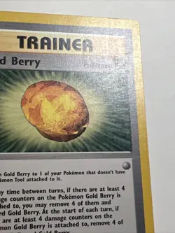 DAMAGED Gold Berry 1st Edition 93/111 Neo Genesis AUTHENTIC Pokemon Card - Image 3