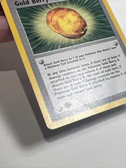 DAMAGED Gold Berry 1st Edition 93/111 Neo Genesis AUTHENTIC Pokemon Card - Image 5
