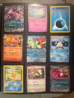 Binder Bundle, Vintage, Modern WOTC New/ Old Holos 135 Pokemon Cards - Image 3