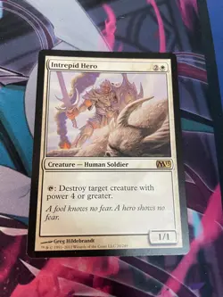 MTG - INTREPID HERO - RARE - M13 - LP - Image 1
