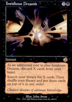 Insidious Dreams - Damaged / Poor MTG Torment - Image 1