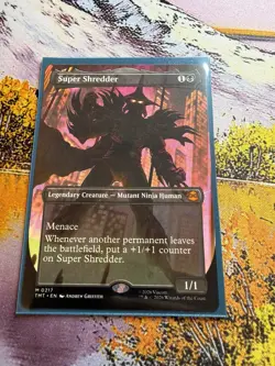 Super Shredder - Borderless Showcase - Teenage Mutant Ninja Turtles MTG - Image 2