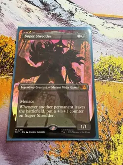 Super Shredder - Borderless Showcase - Teenage Mutant Ninja Turtles MTG - Image 4