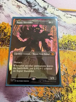 Super Shredder - Borderless Showcase - Teenage Mutant Ninja Turtles MTG - Image 5