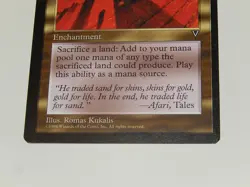 Magic The Gathering MTG Squandered Resources Visions Light Play RARE VINTAGE - Image 3