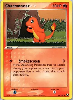 Pokemon TCG Charmander 48/108 Power Keepers MP - Image 1