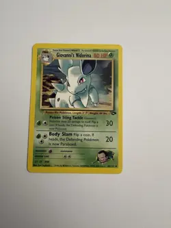 Pokemon TCG Giovanni's Nidorina Card 44/132 Gym Challenge - Image 1