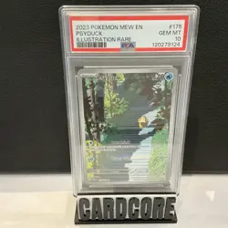 2023 Pokemon Illustration Rare MEW EN PSYDUCK Gem Mt 10 - Image 1