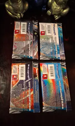 ✨2019 Pokemon ~ Cosmic Eclipse Booster Pack Art Set ~ New Sealed 4 Packs✨ - Image 3