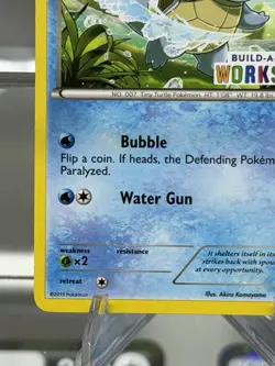 STAMPED Squirtle Build-A-Bear Workshop Exclusive Promo Pokemon 14/101 - Image 5