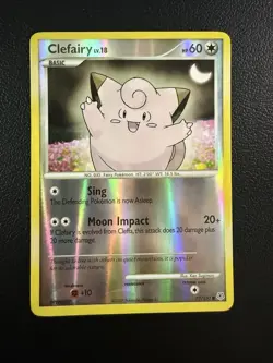 The Pokemon Company Clefairy 77/130 Diamond & Pearl Reverse Holo Common HP 60 - Image 1