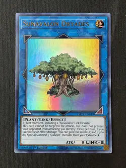 Yu-Gi-Oh TCG #GFTP-EN019 Sunavalon Dryades 1st Edition Ultra Rare LP - Image 1