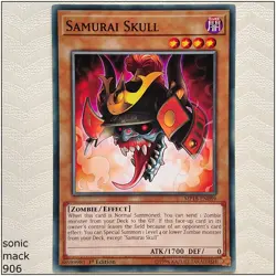 Samurai Skull - MP18-EN089 - Common 1st Edition Yugioh - Image 1