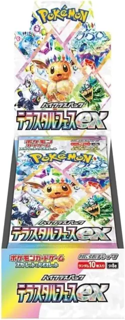 Pokemon Card Terastal Festival ex Booster Box Case sv8a Japanese eevee - Image 4
