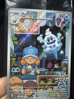 Vanillish 190/182 Holiday 2025 Snowflake Stamp Promo SEALED Pokemon TCG Card - Image 3
