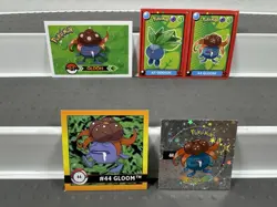 Pokemon Lot of Cards and Stickers All Gloom #44 Gloom Only Pokemon Lot of 20 - Image 4
