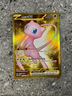 Pokemon TCG Cards Mew ex 205/165 SV 151 Secret Rare Holo - Image 1