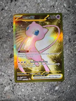 Pokemon TCG Cards Mew ex 205/165 SV 151 Secret Rare Holo - Image 3