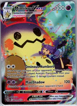 Mimikyu VMAX TG17/TG30 Brilliant Stars Trainer Gallery - Pokemon Card - NM - Image 1