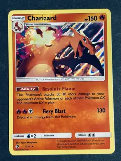 Charizard 3/70 Dragon Majesty Holo Rare Pokemon Card NM - Image 2