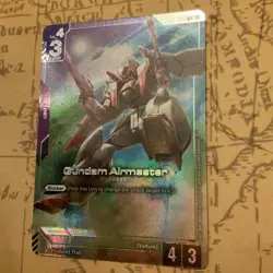 Gundam Airmaster GD02-059 U+ Holo Foil Unit Card Dual Impact Bandai English - Image 2