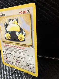Snorlax 27/64 Jungle Rare WOTC 1999 Vintage Pokemon Card Unlimited LP Non Holo - Image 4