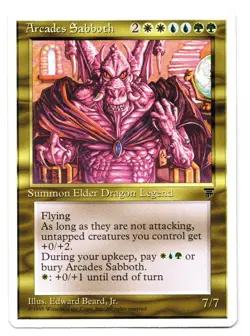 ARCADES SABBOTH - CHRONICLES EDITION 1995 MAGIC THE GATHERING MTG - Image 1