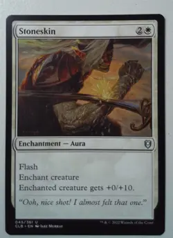 Stoneskin *Uncommon* Magic MtG x1 CLB Baldur's Gate - Image 1