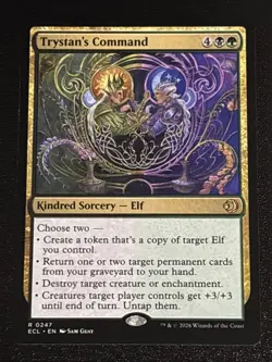 MTG Lorwyn Eclipsed Trystan's Command 0247 NM Rare - Image 1