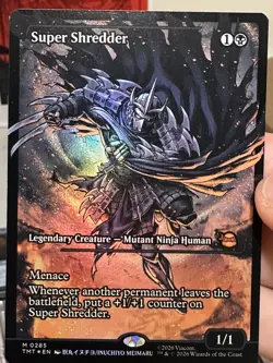 Super Shredder (Showcase) [Teenage Mutant Ninja Turtles] Foil Near Mint MTG M285 - Image 1