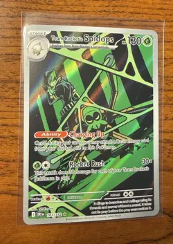 Pokemon Destined Rivals #187/182 Team Rocket's Spidops NM - Image 1