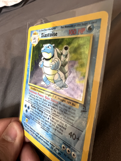 Pokemon Base Set 2 Blastoise 2/130 Holo Rare LP Vintage WOTC - Image 4