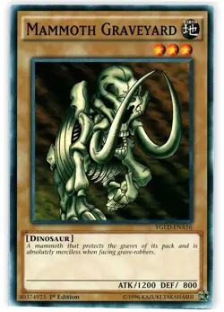 Mammoth Graveyard - YGLD-ENA16 - Common - 1st Edition - Lightly Played - Image 1