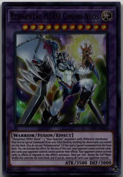 Elemental HERO Cosmo Neos Super Rare Savage Strike SAST-EN036 LP - Image 1