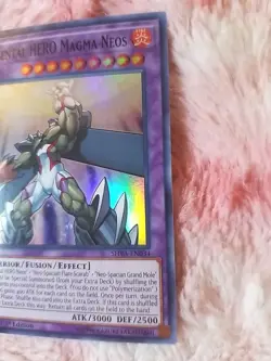 Yu-Gi-Oh! Elemental HERO Magma Neos SHVA-EN034 Super Rare 1st Edition Shadows - Image 3