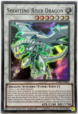 DANE-ENSE3 Shooting Riser Dragon - Super Rare Limited Edition Near Mint YuGiOh - Image 1