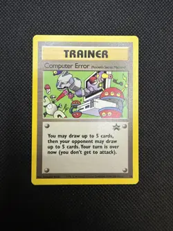 Pokemon Card - Computer Error (Rocket's Secret Machine) WoTC Black Star Promo 16 - Image 1