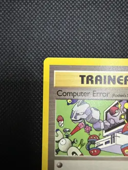 Pokemon Card - Computer Error (Rocket's Secret Machine) WoTC Black Star Promo 16 - Image 4