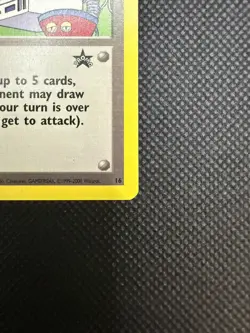 Pokemon Card - Computer Error (Rocket's Secret Machine) WoTC Black Star Promo 16 - Image 5